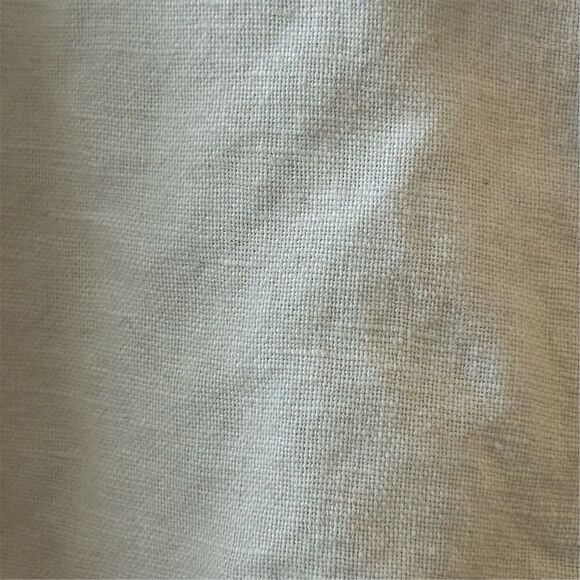 Banana Republic Men's Slim Fit White Linen Button-Up Shirt Size L - Picture 3 of 12